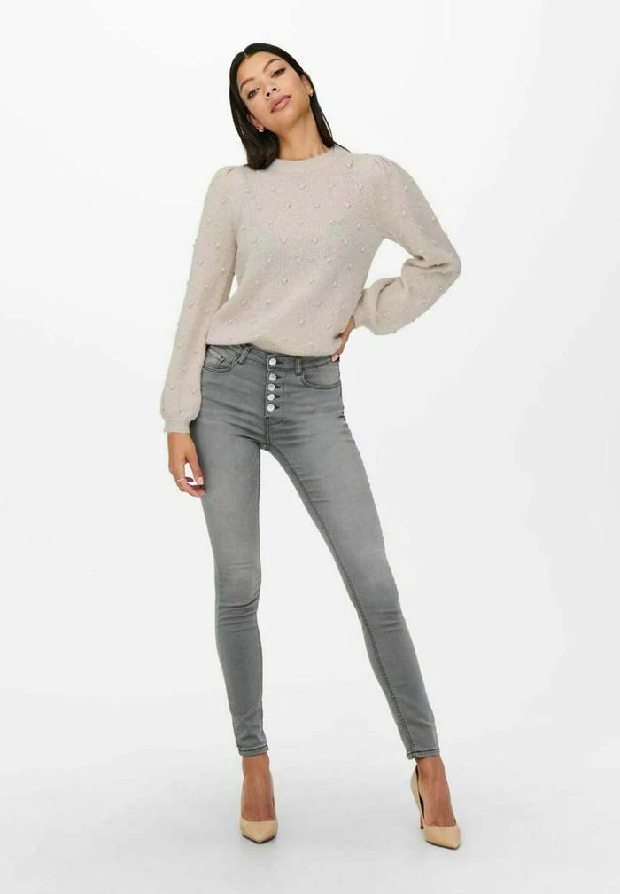 JDY Pullover - Cement 3 JDY Pullover - Cement