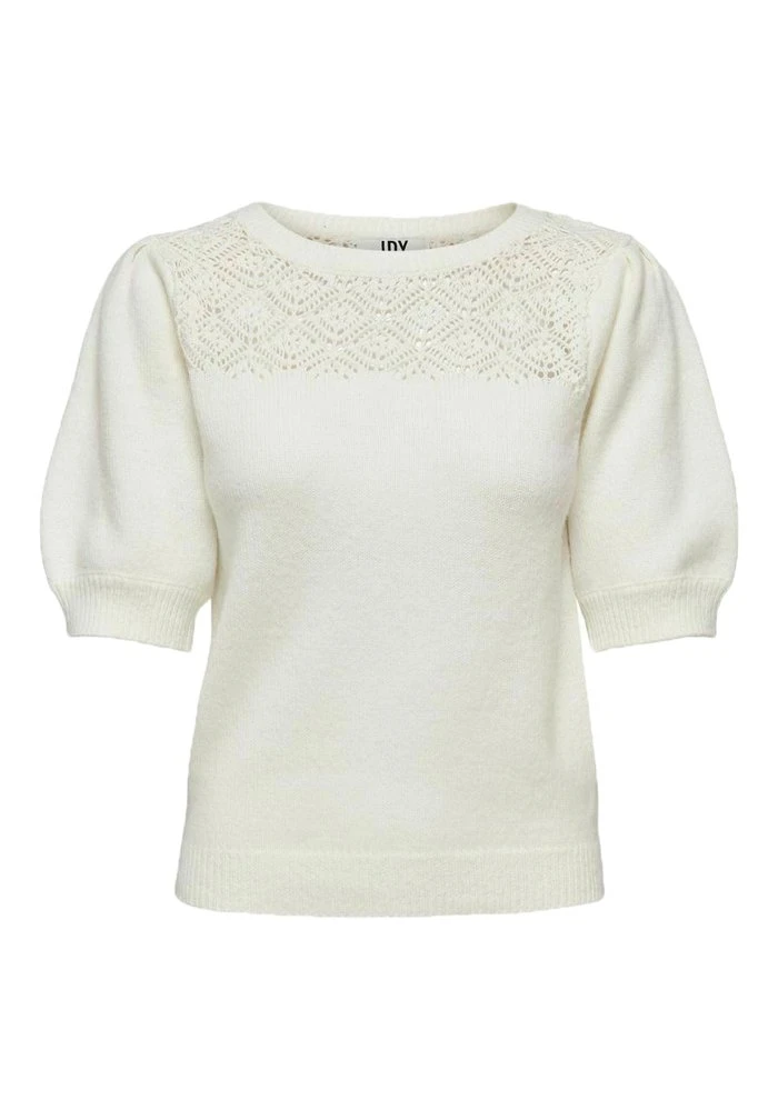 JDY T-shirt Basique - Cloud Dancer 8 JDY T-shirt Basique - Cloud Dancer – Image 6