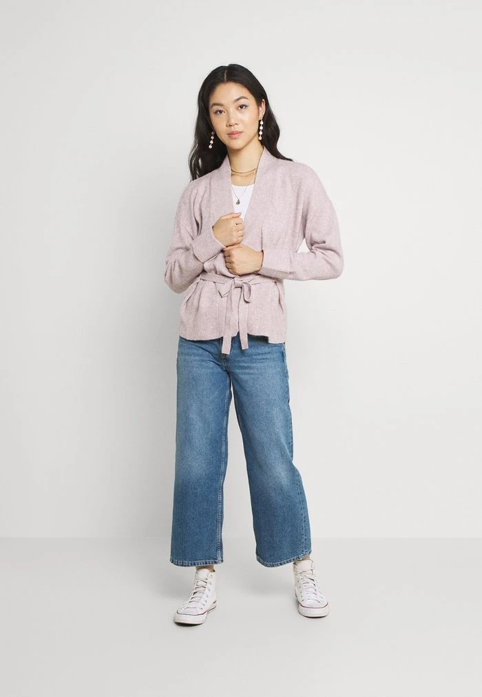 JDYPAMELA LIFE WRAP - Gilet - Nostalgia Rose Melange 4 JDYPAMELA LIFE WRAP - Gilet - Nostalgia Rose Melange – Image 2