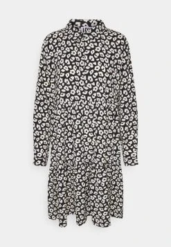 JDYPIPER WVN N - Robe Chemise - Black/tapioca