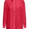 JDY MOLLY SOLID OVERSIZE SHIRT - Chemisier - Teaberry