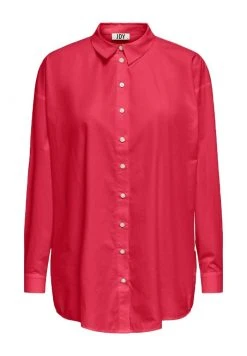 JDY MOLLY SOLID OVERSIZE SHIRT - Chemisier - Teaberry