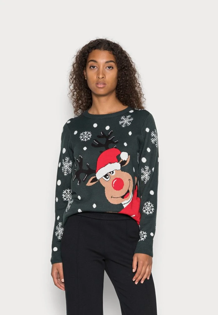 JDY LUCIA JACQUARD - Pullover - Green Gables 3 JDY LUCIA JACQUARD - Pullover - Green Gables