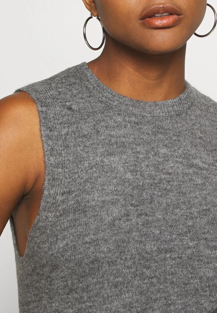 JDYELANOR VEST - Pullover - Dark Grey Melange 8 JDYELANOR VEST - Pullover - Dark Grey Melange – Image 6
