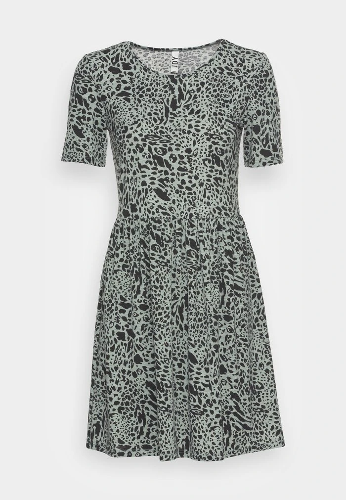 JDYSUE SUMMER DRESS - Robe En Jersey - Chinois Green/black Leo 6 JDYSUE SUMMER DRESS - Robe En Jersey - Chinois Green/black Leo – Image 4