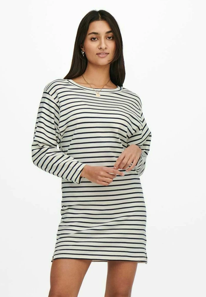 JDY Robe En Jersey - Antique White 3 JDY Robe En Jersey - Antique White