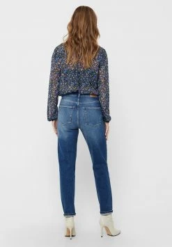 JDY KAJA LIFE HW ANKLE - Jean Slim - Dark Blue Denim -Promos JDY Boutique ce3488850cac4ff3993b5fc74affe2f0