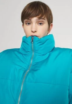 JDYNEWERICA SHORT PADDED JACKET - Veste D'hiver - Algiers Blue/silver -Promos JDY Boutique cec3f6513ed44ce38a287e39bbece471