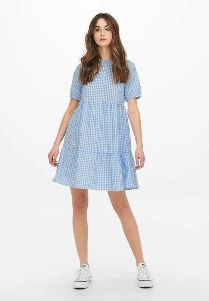 JDY KURZARM - Robe Chemise - Blue 4 JDY KURZARM - Robe Chemise - Blue – Image 2