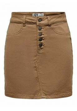 JDYLARA LIFE FLY BUTTON SHORT SKIRT - Minijupe - Toasted Coconut