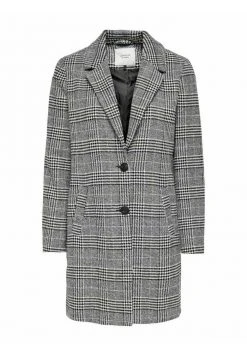 JDY Trench - Light Grey/ Black