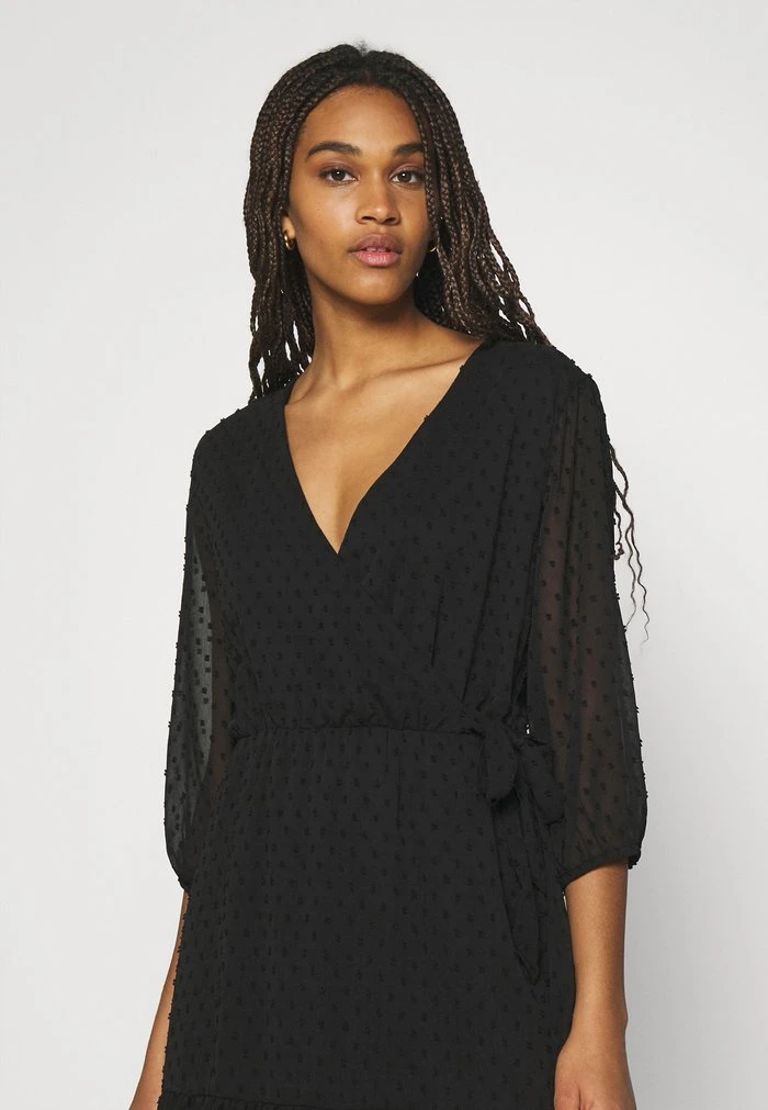 JDYEMILIA WRAP DRESS - Robe De Jour - Black 7 JDYEMILIA WRAP DRESS - Robe De Jour - Black – Image 5