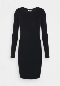 JDYPLUM ONECK BUTTON DRESS - Robe Pull - Black 12 JDYPLUM ONECK BUTTON DRESS - Robe Pull - Black -Promos JDY Boutique d5508de0699741d6ade13c0c7461fe64