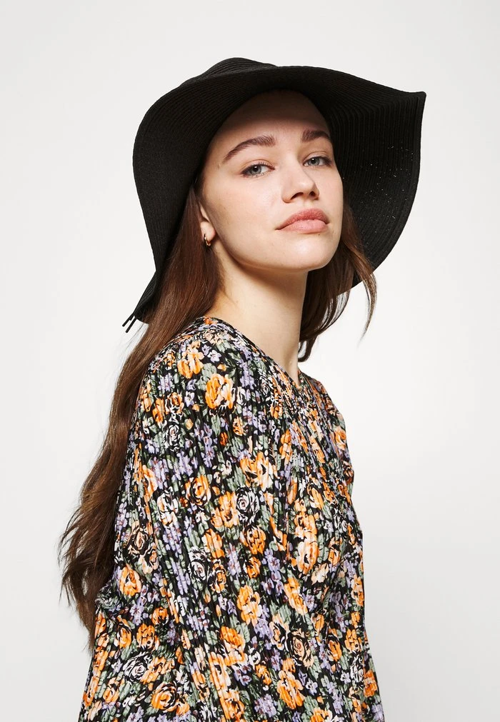 JDYBOA SHORT DRESS - Robe De Jour - Black/orange 6 JDYBOA SHORT DRESS - Robe De Jour - Black/orange – Image 4