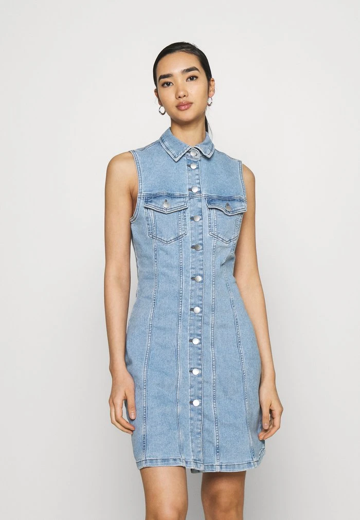 JDYSANNA LIFE BUTTON DRESS - Robe En Jean - Light Blue Denim 3 JDYSANNA LIFE BUTTON DRESS - Robe En Jean - Light Blue Denim