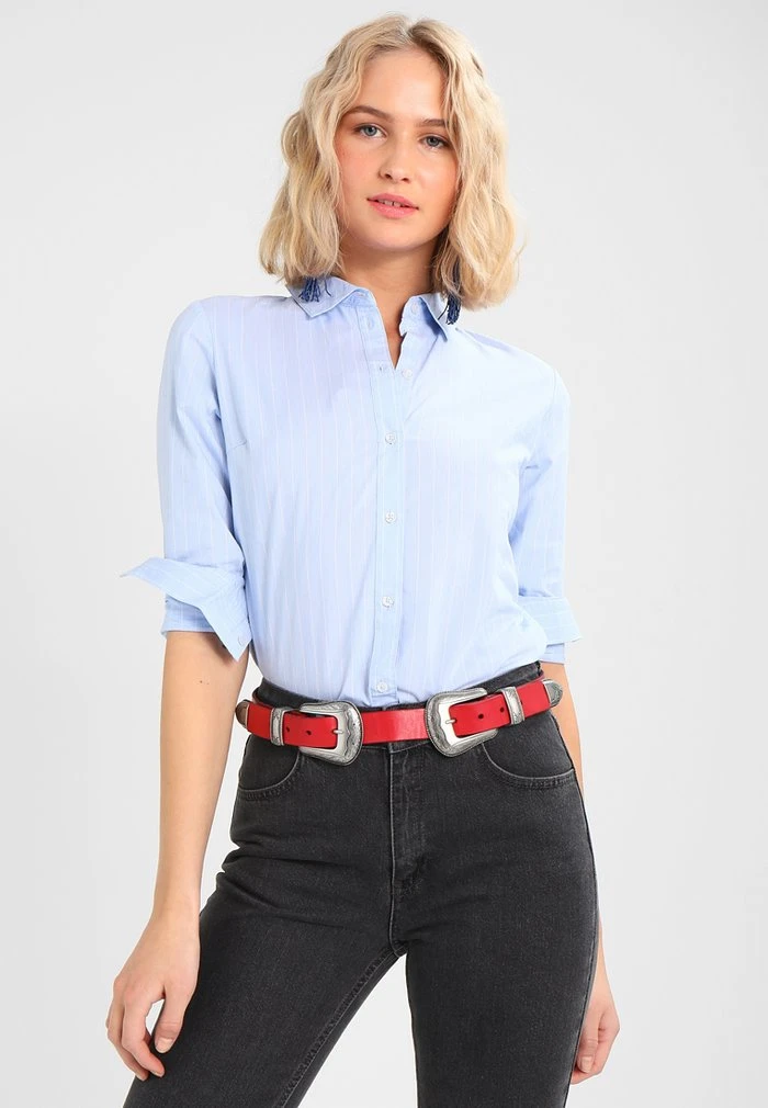 JDYMIO - Chemisier - Blue/cloud Dancer 3 JDYMIO - Chemisier - Blue/cloud Dancer