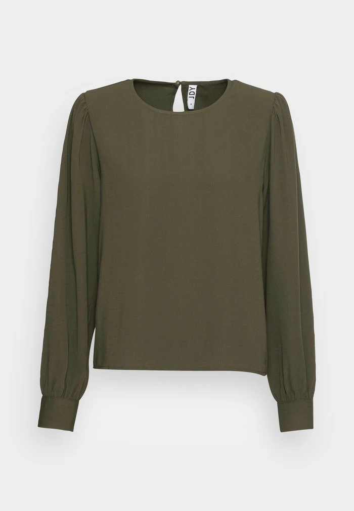 JDY SELINA - T-shirt à Manches Longues - Khaki 6 JDY SELINA - T-shirt à Manches Longues - Khaki – Image 4