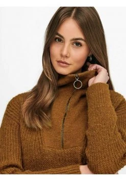 JDY REISSVERSCHLUSS - Pullover - Leather Brown -Promos JDY Boutique dc34e973817e4eb6bfe7fd80705a93ac