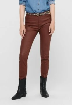 JDY NEW THUNDER - Jeans Skinny - Cherry Mahogany
