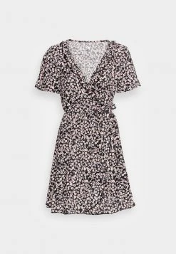 JDYSTARR LIFE WRAP DRESS - Robe De Jour - Black 10 JDYSTARR LIFE WRAP DRESS - Robe De Jour - Black -Promos JDY Boutique dcb8b11683de43ed8e43ace29d1442c1