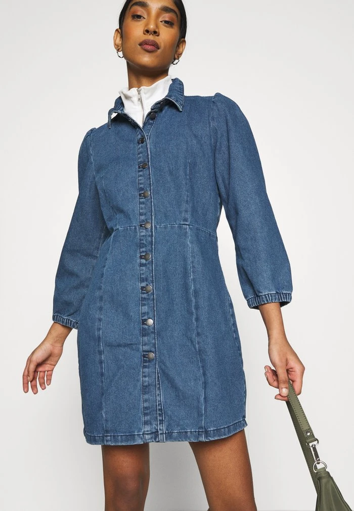 JDYATHENA DRESS - Robe En Jean - Medium Blue Denim 6 JDYATHENA DRESS - Robe En Jean - Medium Blue Denim – Image 4