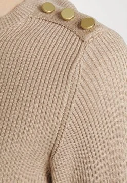 JDYPLUM O NECK BUTTON - Pullover - Simply Taupe -Promos JDY Boutique dcffcf51d67f4bd7bbc9d41b53845b41