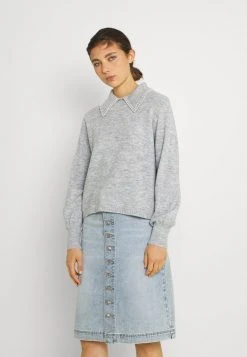 JDYAUBRAY LIFE - Pullover - Light Grey Melange