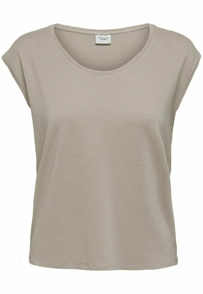 JDY LUREX - T-shirt Basique - Chateau Gray 7 JDY LUREX - T-shirt Basique - Chateau Gray – Image 5