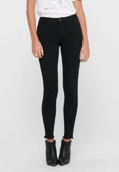 JDY SONJA LIFE REG ANKLE - Jeans Skinny - Black Denim