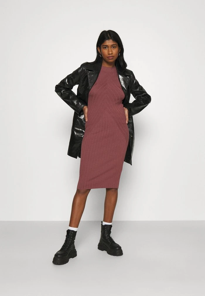 JDYKATE DRESS - Robe Fourreau - Rose Brown 4 JDYKATE DRESS - Robe Fourreau - Rose Brown – Image 2