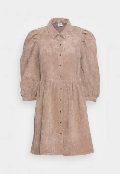 JDYULE SOFI PUFF SLEEVE BELT DRESS - Robe Chemise - Portobello -Promos JDY Boutique e21f6a2d431745ddb2daf0991623428a