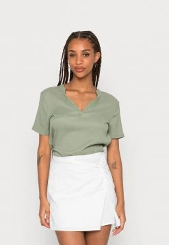 JDYLOTUS V NECK TOP - T-shirt Basique - Sea Spray