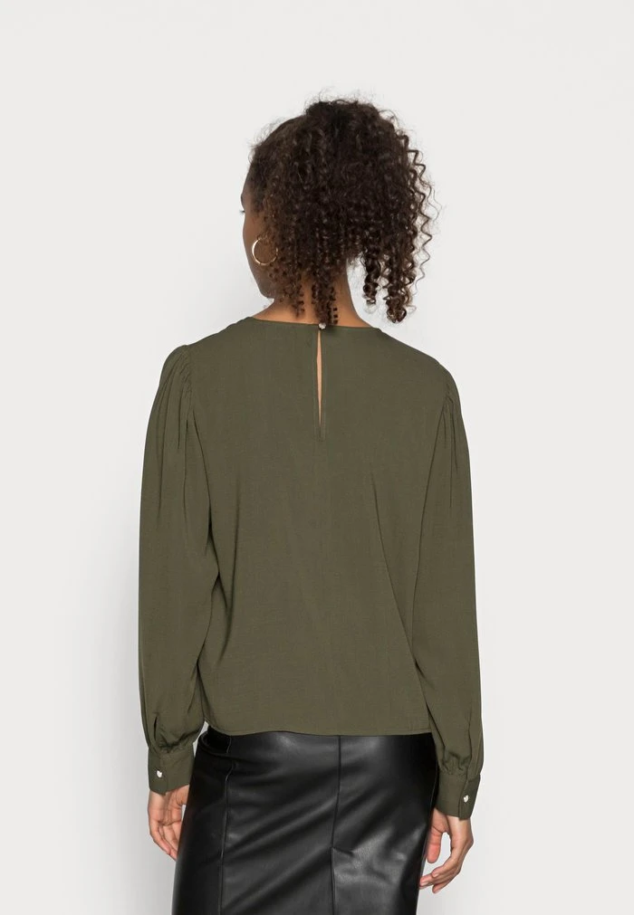 JDY SELINA - T-shirt à Manches Longues - Khaki 5 JDY SELINA - T-shirt à Manches Longues - Khaki – Image 3