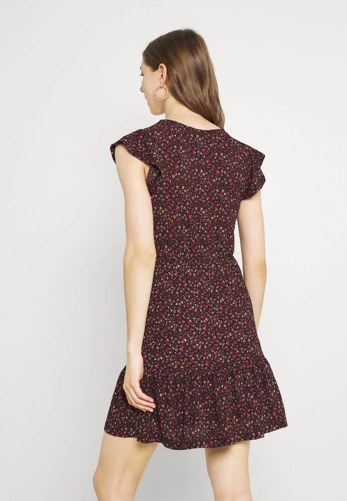 JDYGITTE SVAN CAPSLEEVE DRESS - Robe De Jour - Black/pink 5 JDYGITTE SVAN CAPSLEEVE DRESS - Robe De Jour - Black/pink – Image 3