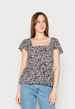 JDYSTARR LIFE CAP SLEEVE - Blouse - Black