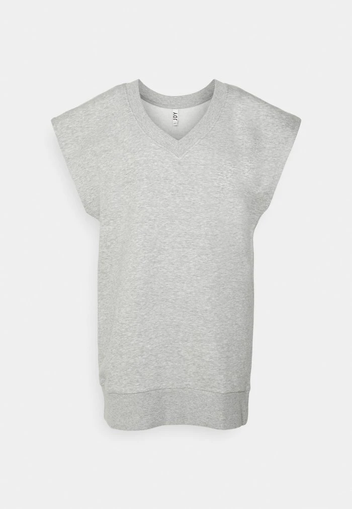 JDYNAJA LIFE VEST - T-shirt Basique - Light Grey Melange 3 JDYNAJA LIFE VEST - T-shirt Basique - Light Grey Melange