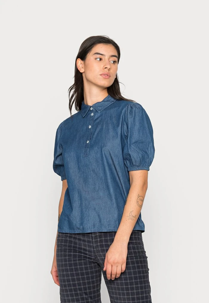 JDYCASPER - Blouse - Medium Blue Denim 3 JDYCASPER - Blouse - Medium Blue Denim