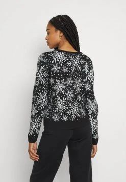 JDYMIKA - Pullover - Black/white -Promos JDY Boutique e5304212220646b6984b7a45296f98e9