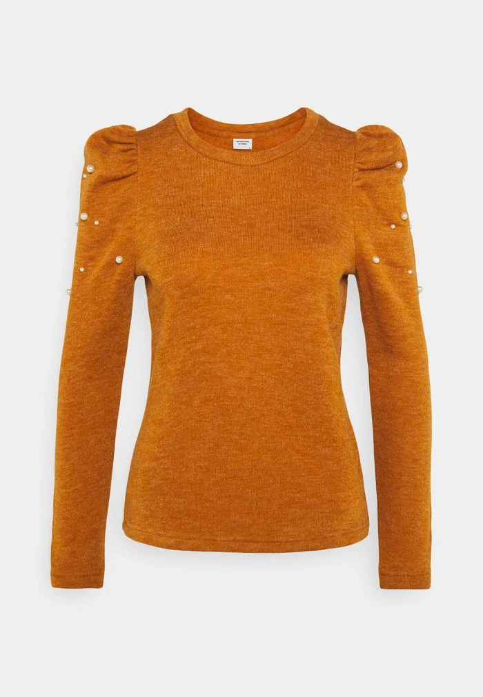 JDYMIE PEARL PUFF SLEEVE - Pullover - Leather Brown 3 JDYMIE PEARL PUFF SLEEVE - Pullover - Leather Brown