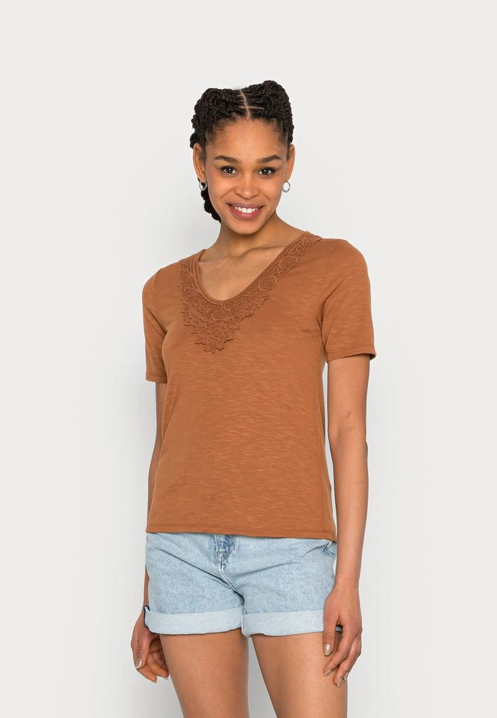 JDYDODO LACE - T-shirt Basique - Argan Oil 3 JDYDODO LACE - T-shirt Basique - Argan Oil