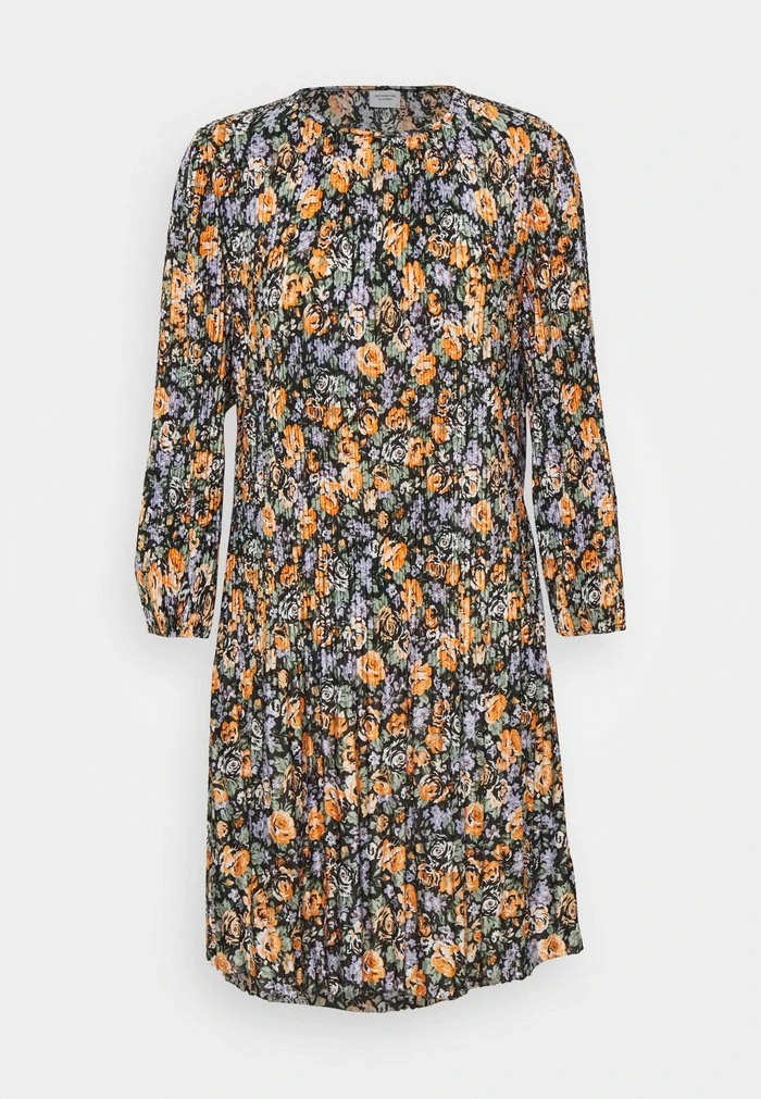 JDYBOA SHORT DRESS - Robe De Jour - Black/orange 7 JDYBOA SHORT DRESS - Robe De Jour - Black/orange – Image 5