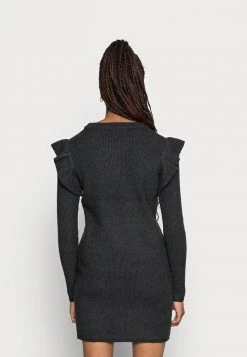 JDY WILLA FRILL DRESS - Robe Pull - Dark Grey Melange 9 JDY WILLA FRILL DRESS - Robe Pull - Dark Grey Melange -Promos JDY Boutique eaf9b7023f5f45498a97a937dc11bd26