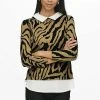 JDY OBERTEIL RAFFINIERTER - Pullover - Tigers Eye