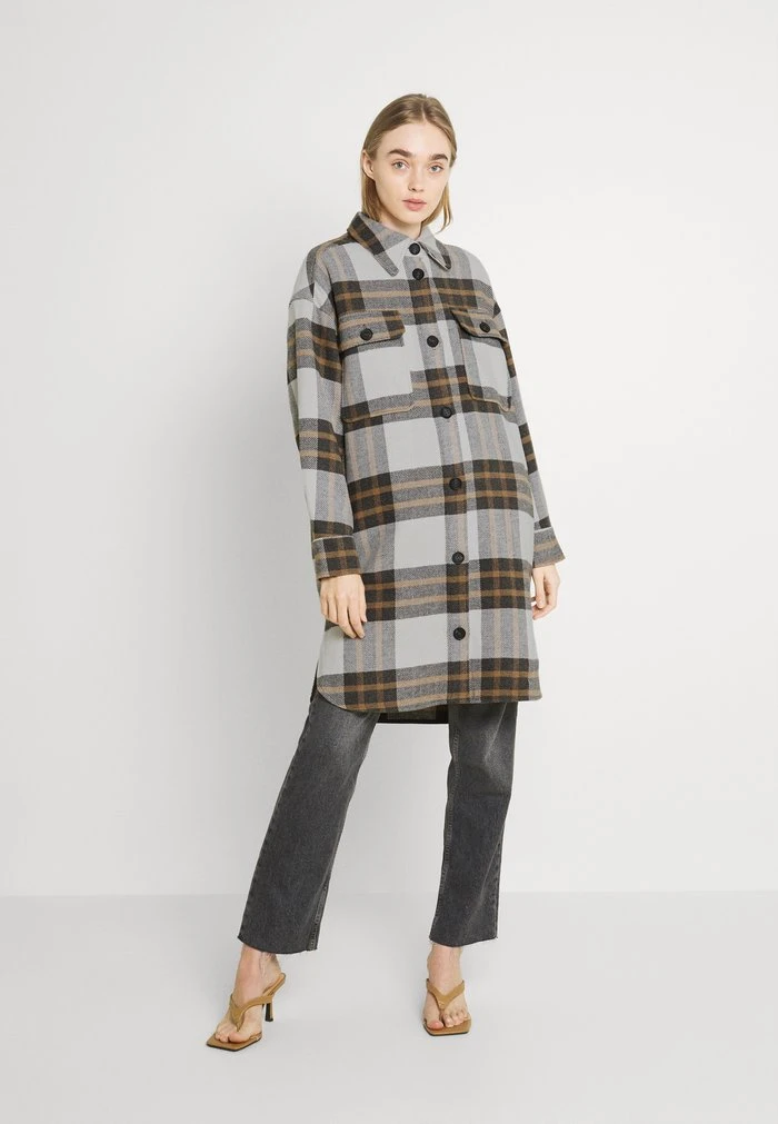 JDYDONNA LONG SHACKET - Manteau Classique - Egret/gray/woodsmoke 3 JDYDONNA LONG SHACKET - Manteau Classique - Egret/gray/woodsmoke