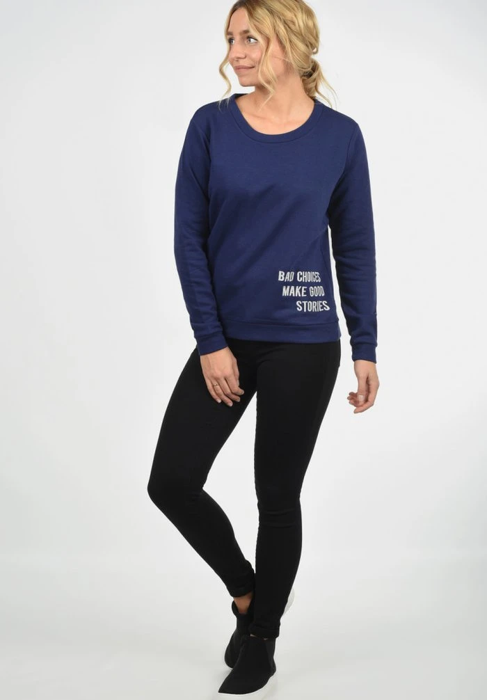 JDY LUISA - Sweatshirt - Blue 4 JDY LUISA - Sweatshirt - Blue – Image 2