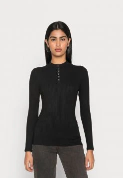 JDY T-shirt à Manches Longues - Black