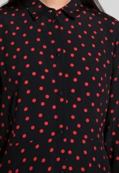JDY MUNTE ABOVE CALF DRESS - Robe Chemise - Black High Risk Red Polka Dot 11 JDY MUNTE ABOVE CALF DRESS - Robe Chemise - Black High Risk Red Polka Dot -Promos JDY Boutique eeeb10770f1b45388fcefab35baef757