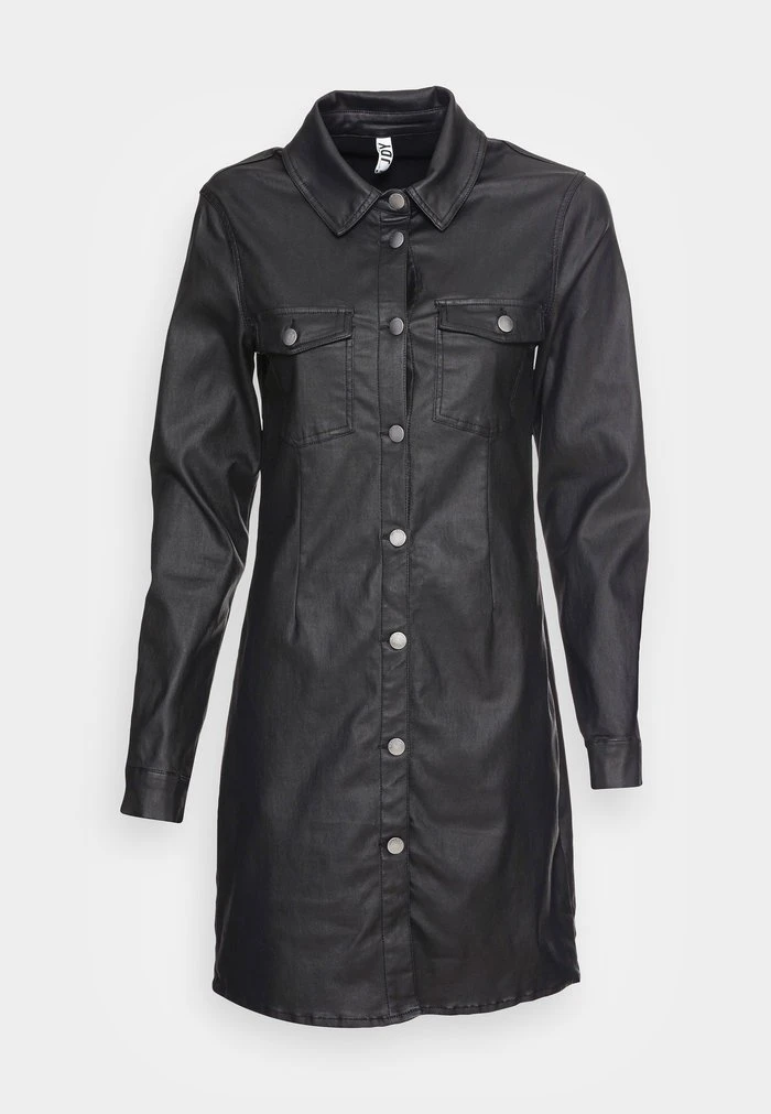 JDYNEWTHUNDER COATED DRESS - Robe De Jour - Black 6 JDYNEWTHUNDER COATED DRESS - Robe De Jour - Black – Image 4