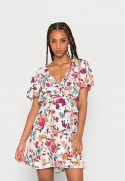 JDYSTARR LIFE WRAP DRESS - Robe De Jour - Cloud Dancer
