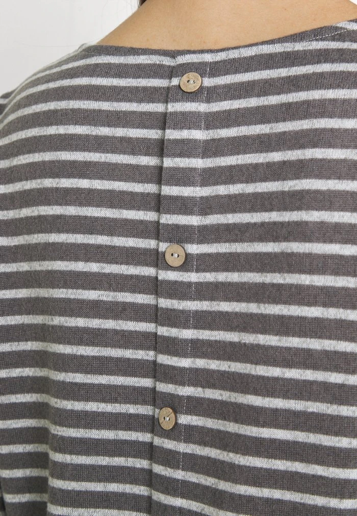 JDYELIN TREATS - T-shirt à Manches Longues - Dark Grey Melange/light Grey Melange 7 JDYELIN TREATS - T-shirt à Manches Longues - Dark Grey Melange/light Grey Melange – Image 5